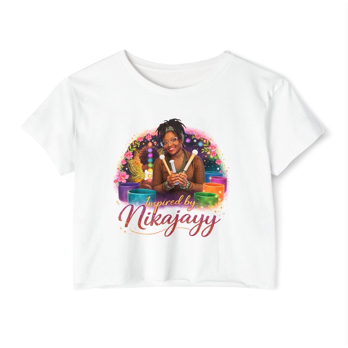 Festival Crop Top — "Inspired by Nikaiaun" Self - Love Vibes - Inspiredbynikajayy