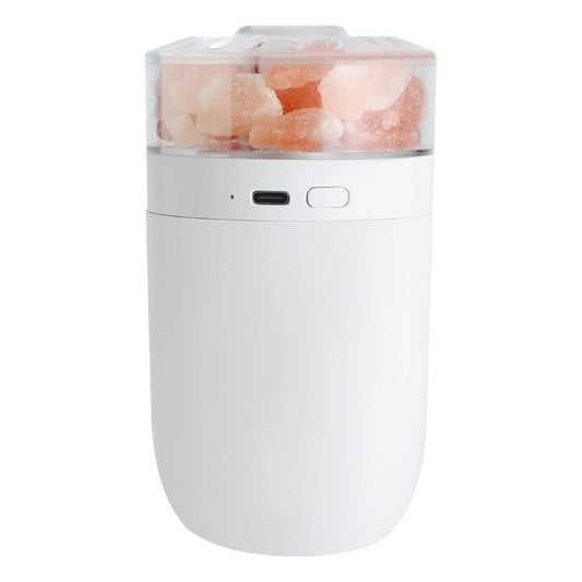 LED light Crystal Salt Stone Humidifier Essential Oil Diffuser - Inspiredbynikajayy