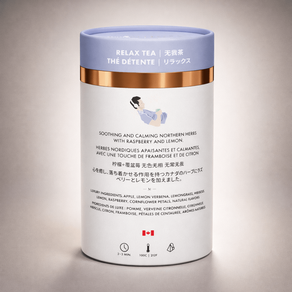 Relax Luxury Herbal tea - 24ct Canister - Inspiredbynikajayy