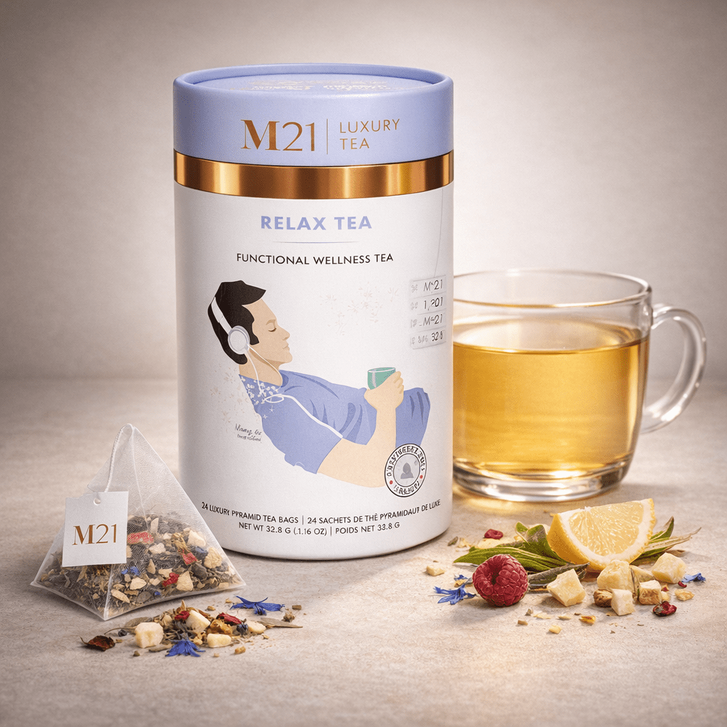 Relax Luxury Herbal tea - 24ct Canister - Inspiredbynikajayy