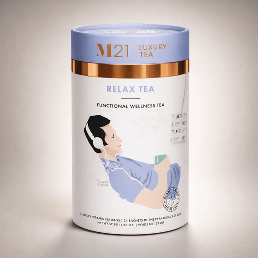 Relax Luxury Herbal tea - 24ct Canister - Inspiredbynikajayy