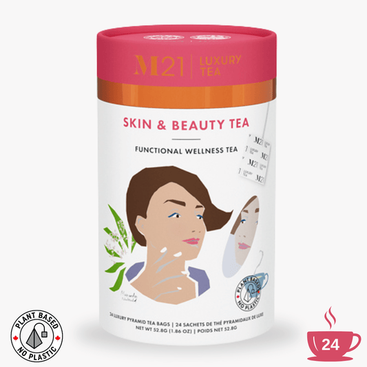Skin and Beauty Luxury herbal tea - 24ct Canister - Inspiredbynikajayy